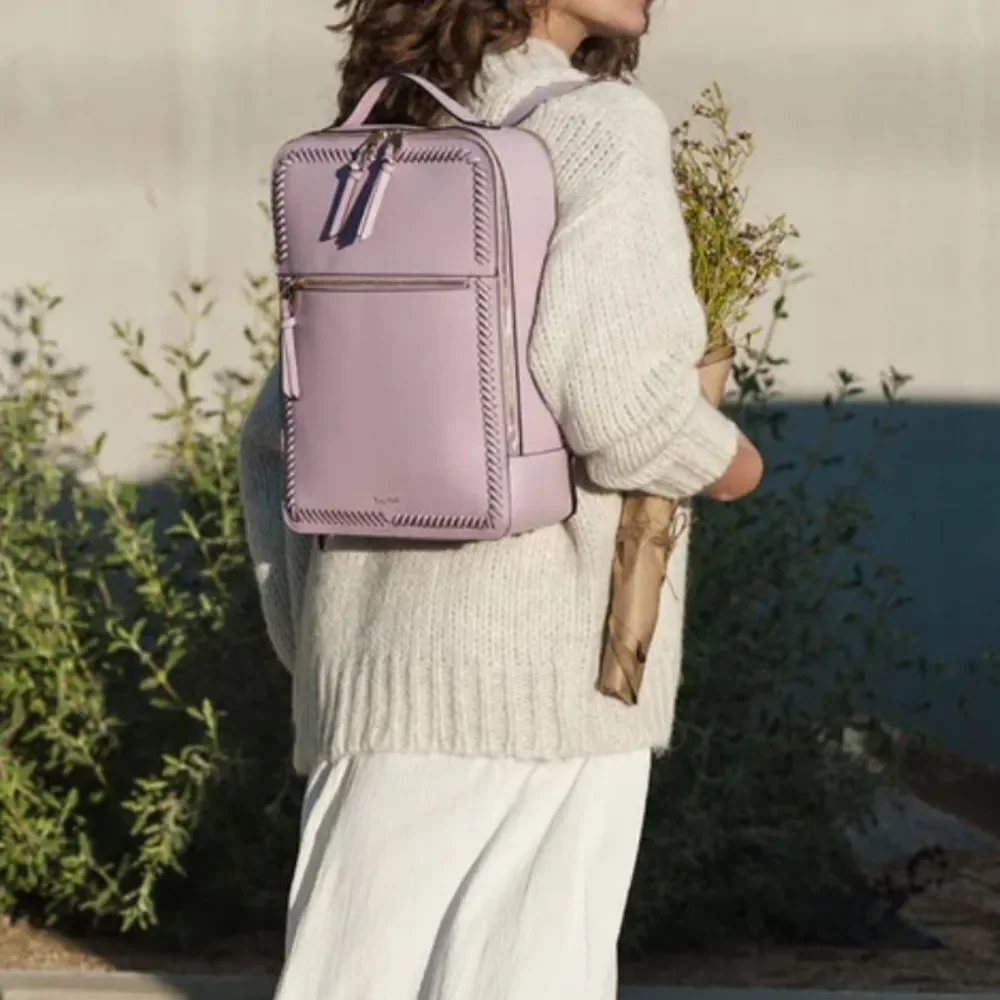 Calpak Kaya 15 inch Laptop Backpack in Lavender